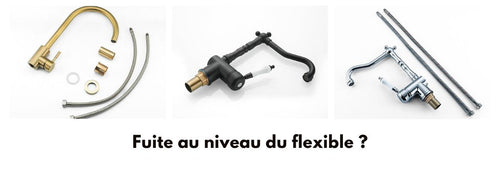 fuite flexible mitigeur