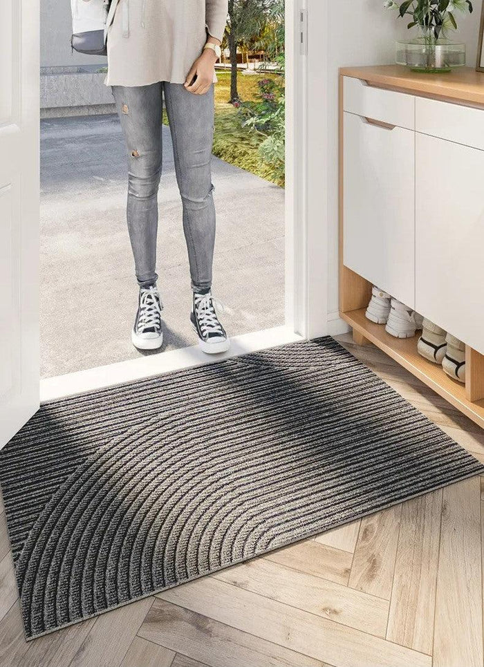 Vue latérale du tapis montrant sa robustesse