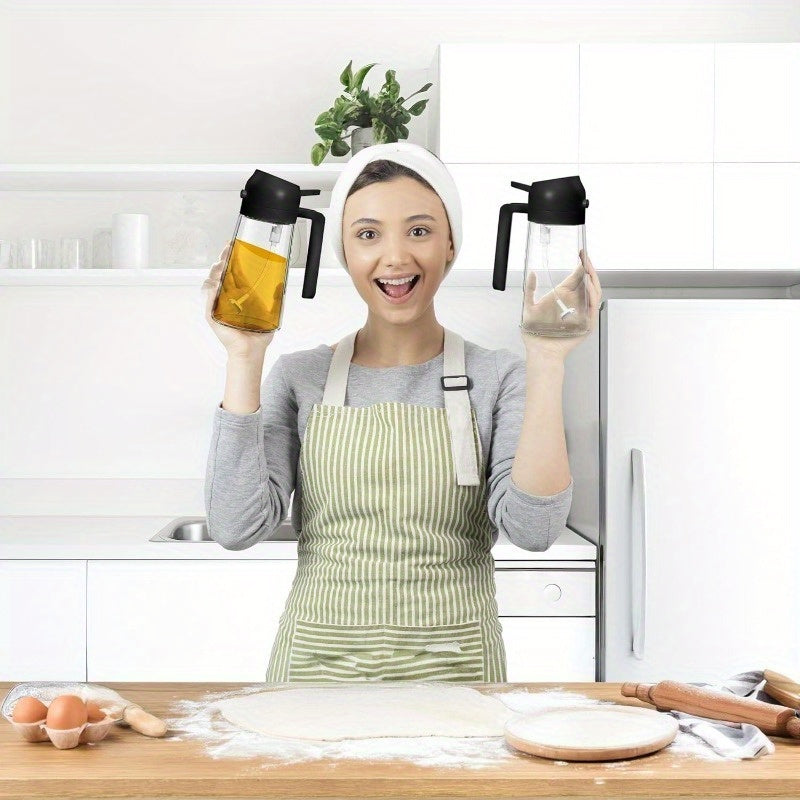 Vue de côté du distributeur montrant le matériau en verre