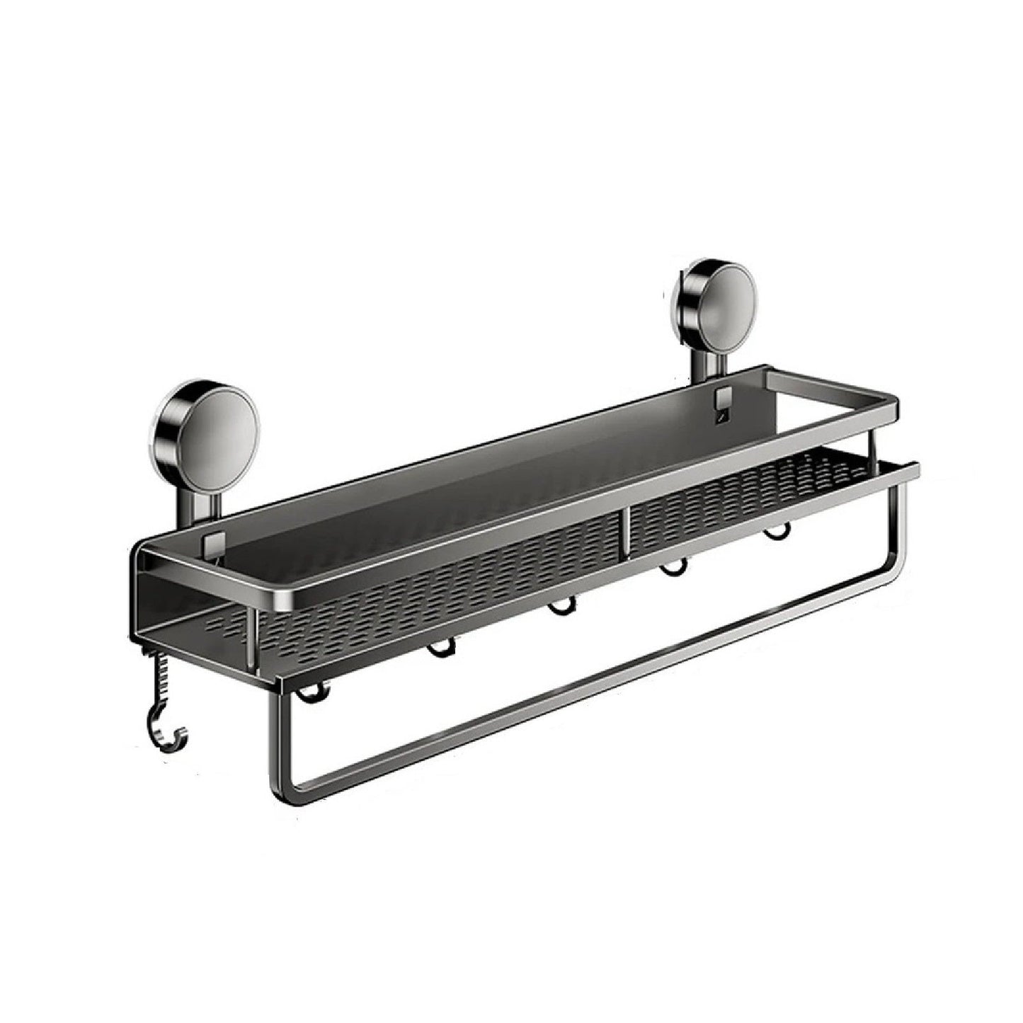 Étagère 50 cm avec plusieurs compartiments et produits