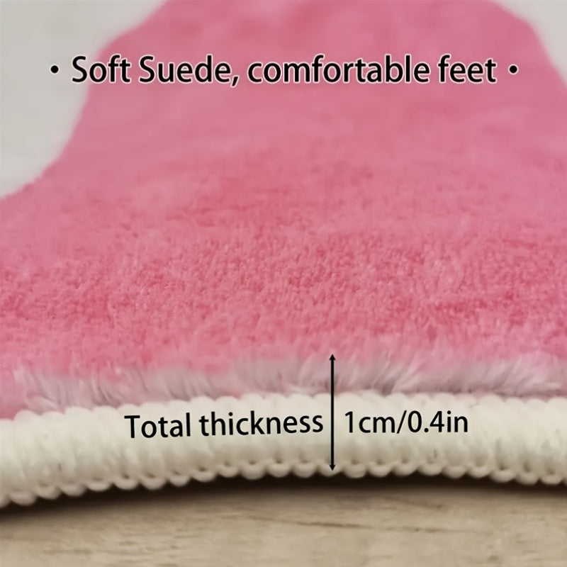 Vue latérale du tapis montrant l'épaisseur et la texture