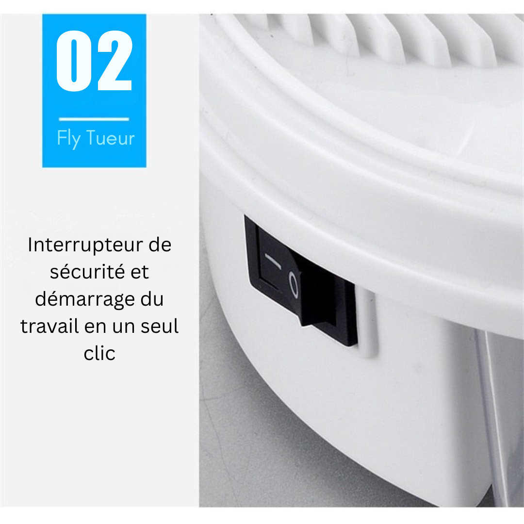 Dispositif en fonctionnement avec lumière allumée