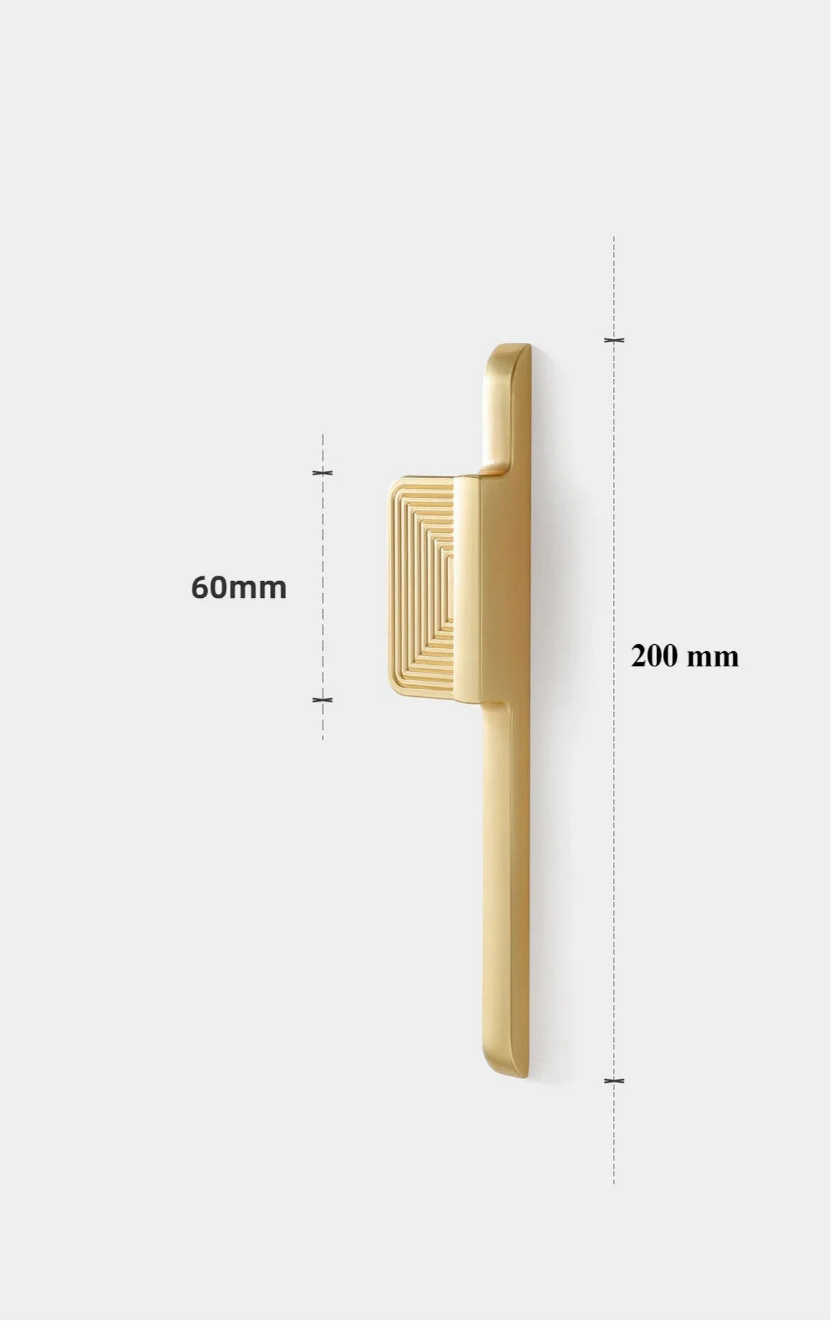 Vue rapprochée de la texture lisse de la poignée
