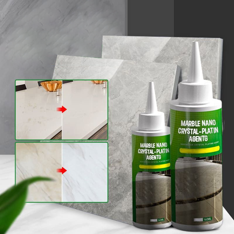 Surface de cuisine en pierre après traitement nanotechnologique