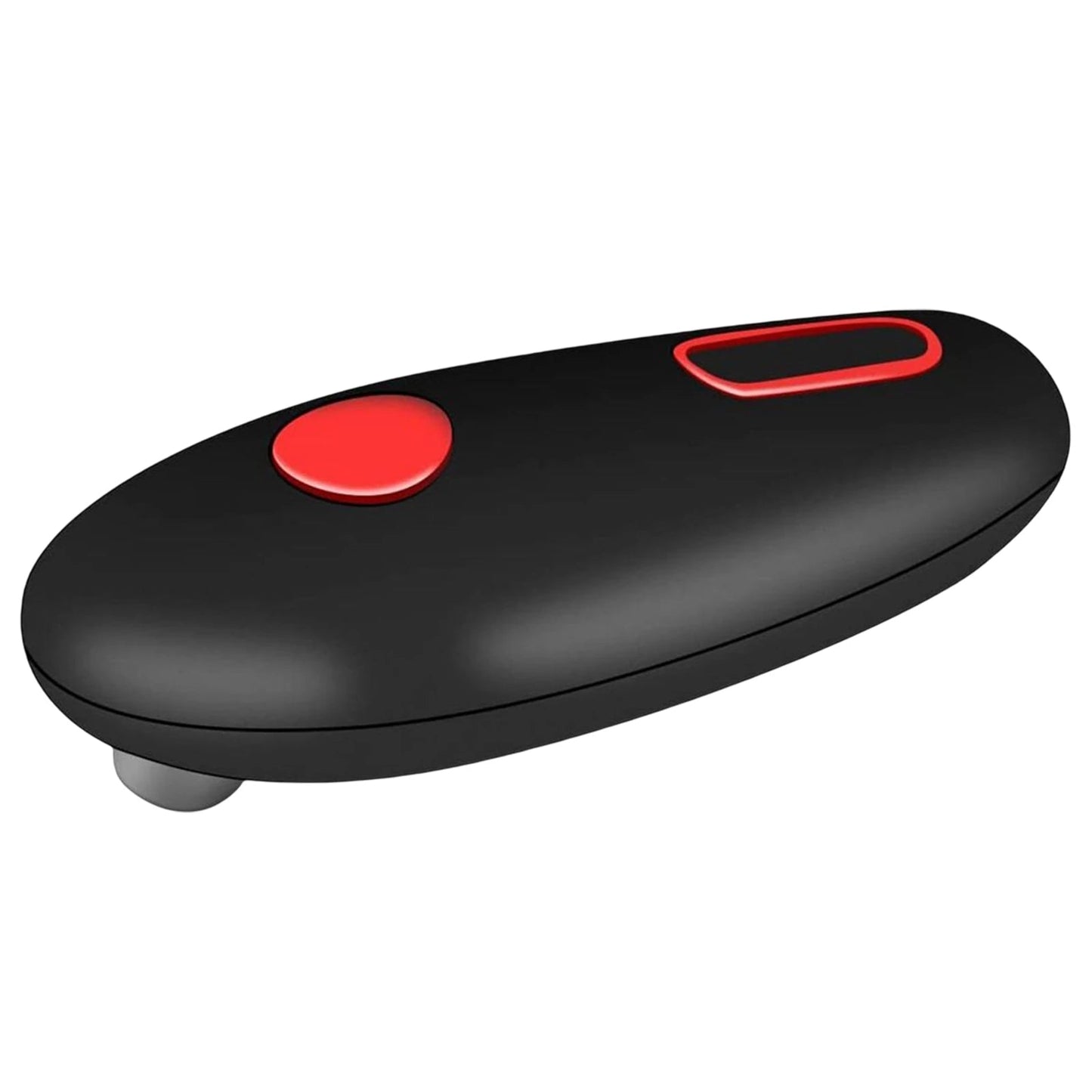 Ouvre-boîte électrique noir et rouge, vue de côté