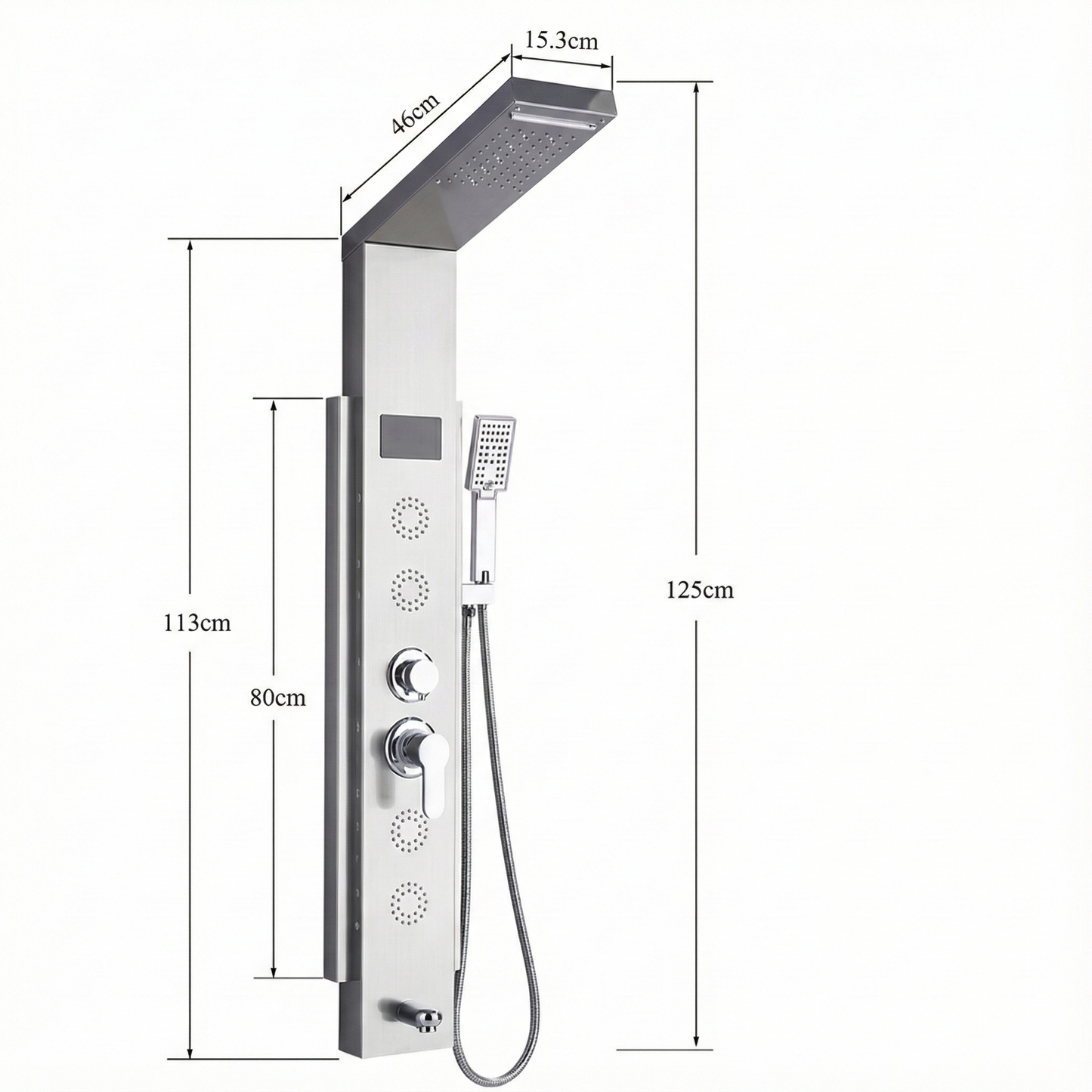 Système hydromassant avec multiples buses directionnelles
