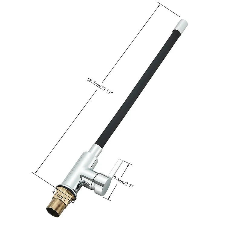 Robinet de cuisine avec poignée unique pour réglage facile