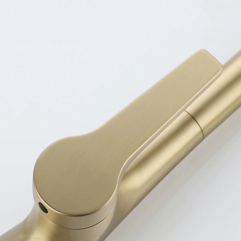 Robinet mitigeur cuisine avec douchette extractible col de cygne LUXE doré Le Mitigeur