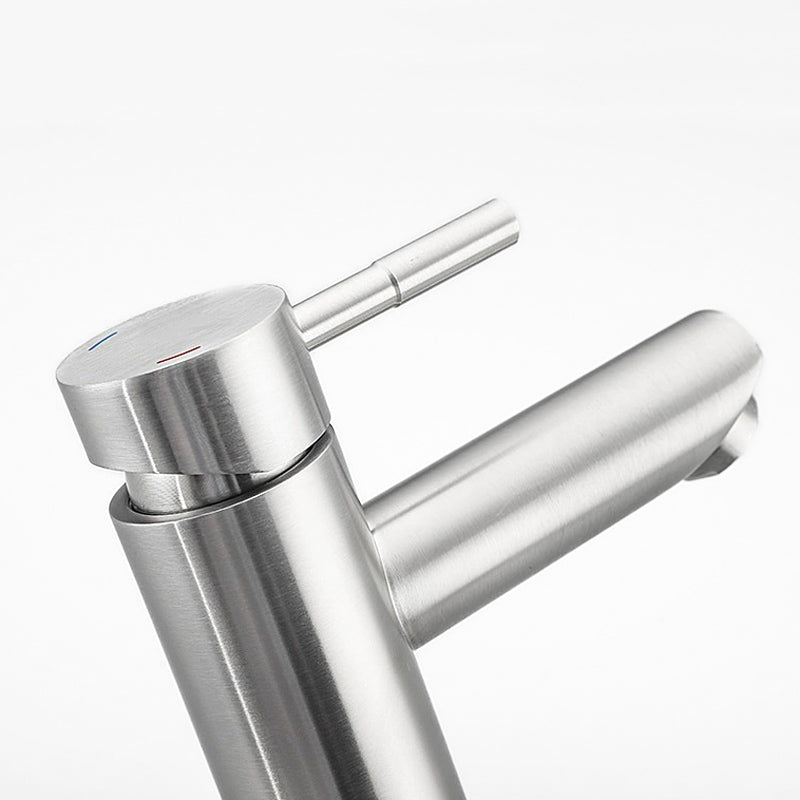 Robinet mitigeur lavabo acier brossé OLLY Le Mitigeur