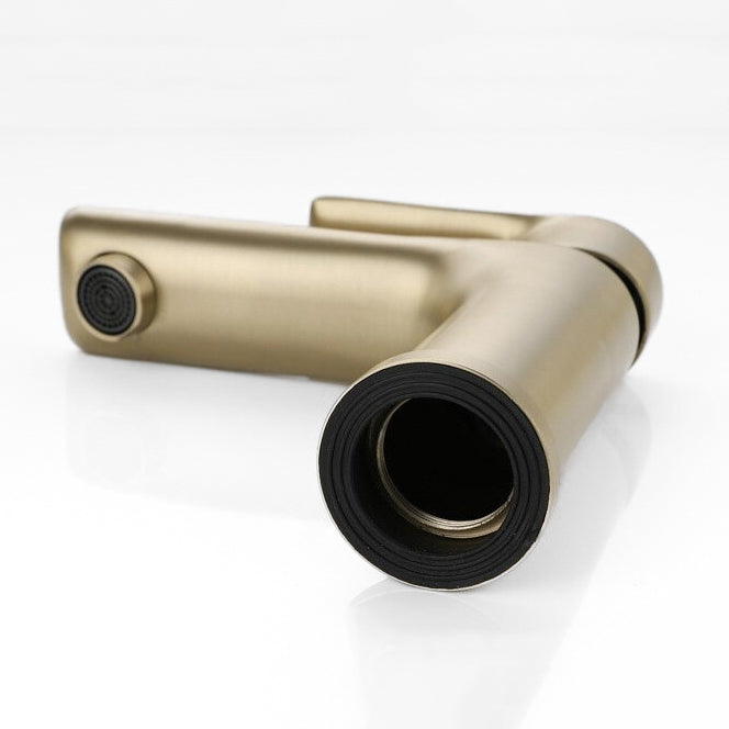 Robinet mitigeur lavabo doré HAUSS Le Mitigeur