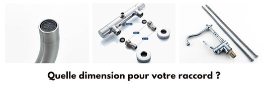 dimension raccord mitigeur