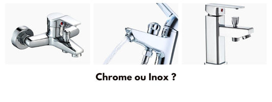 mitigeur chrome ou inox