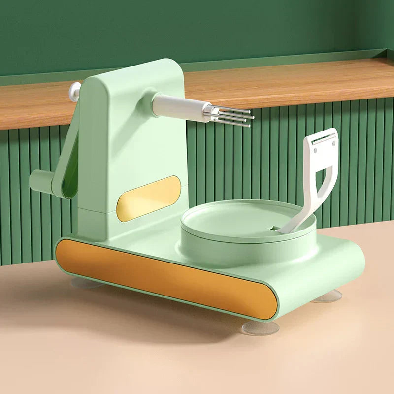Éplucheur compact rangé dans un tiroir de cuisine