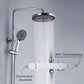 Colonne de douche en laiton avec mitigeur thermostatique et pomme haute