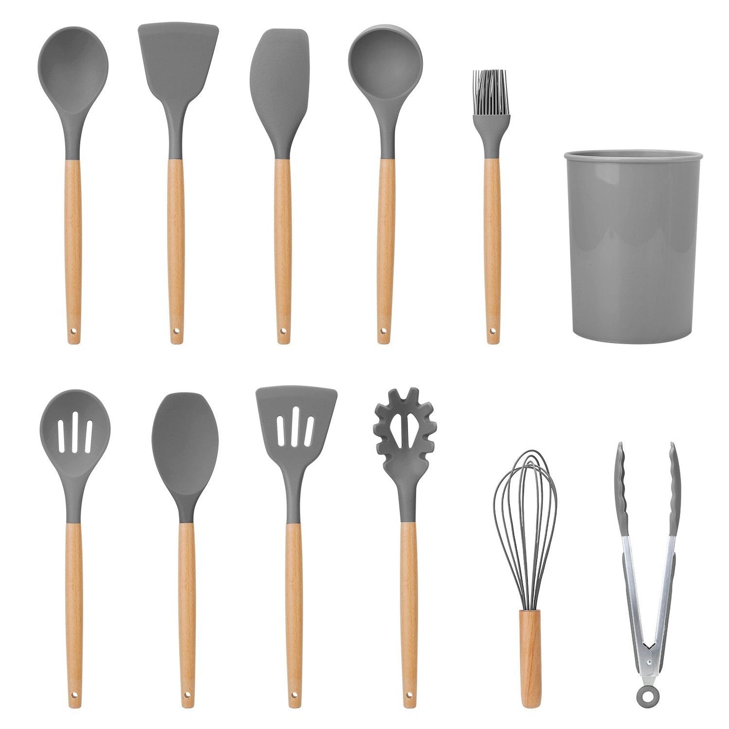 Cuillère en silicone avec finition mate et élégante