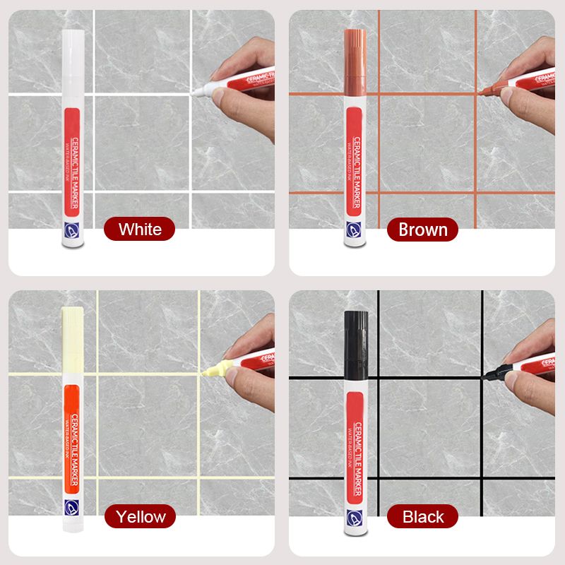 Stylo de joint montrant sa résistance à l'eau