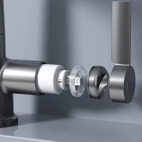 Robinet rotatif à 360° pour un nettoyage pratique