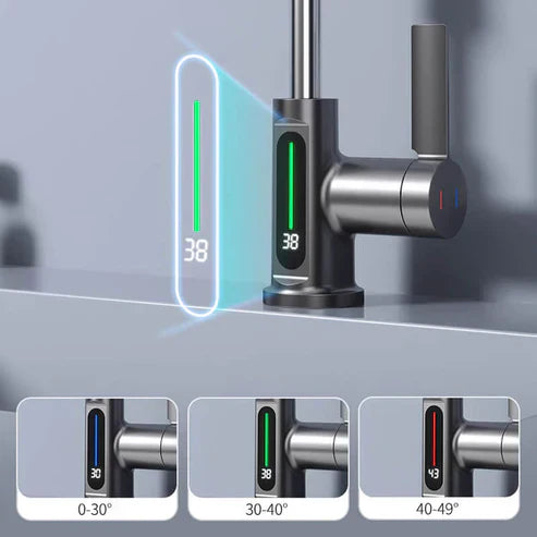 Installation facile du robinet avec instructions incluses