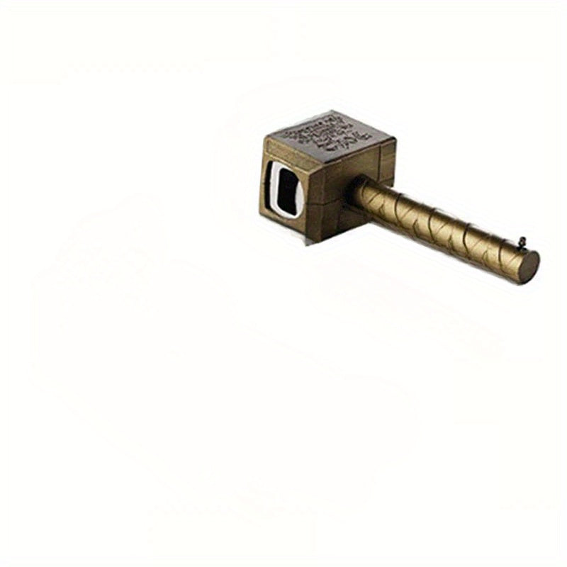 Vue de dessus de l'ouvre-bouteille montrant sa longueur