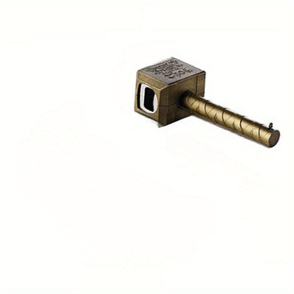 Vue de dessus de l'ouvre-bouteille montrant sa longueur