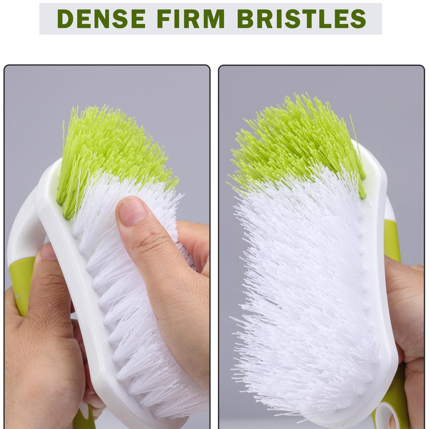 Poignée ergonomique de la brosse, idéale pour une prise confortable
