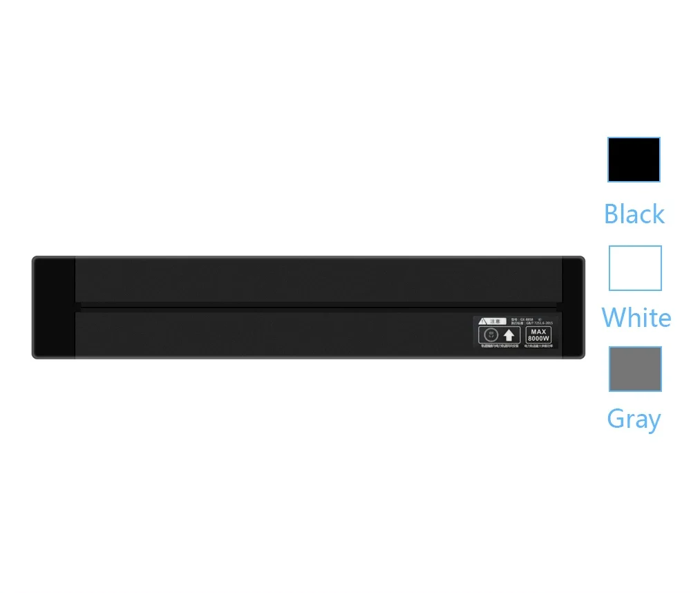 Détail d'une prise murale universelle en finition blanche