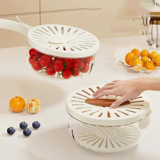 Boîte de conservation avec compartiments pour aliments frais