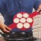 Poêle à crêpes avec revêtement antiadhésif en silicone