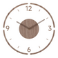 Vue rapprochée des chiffres sur l'horloge moderne