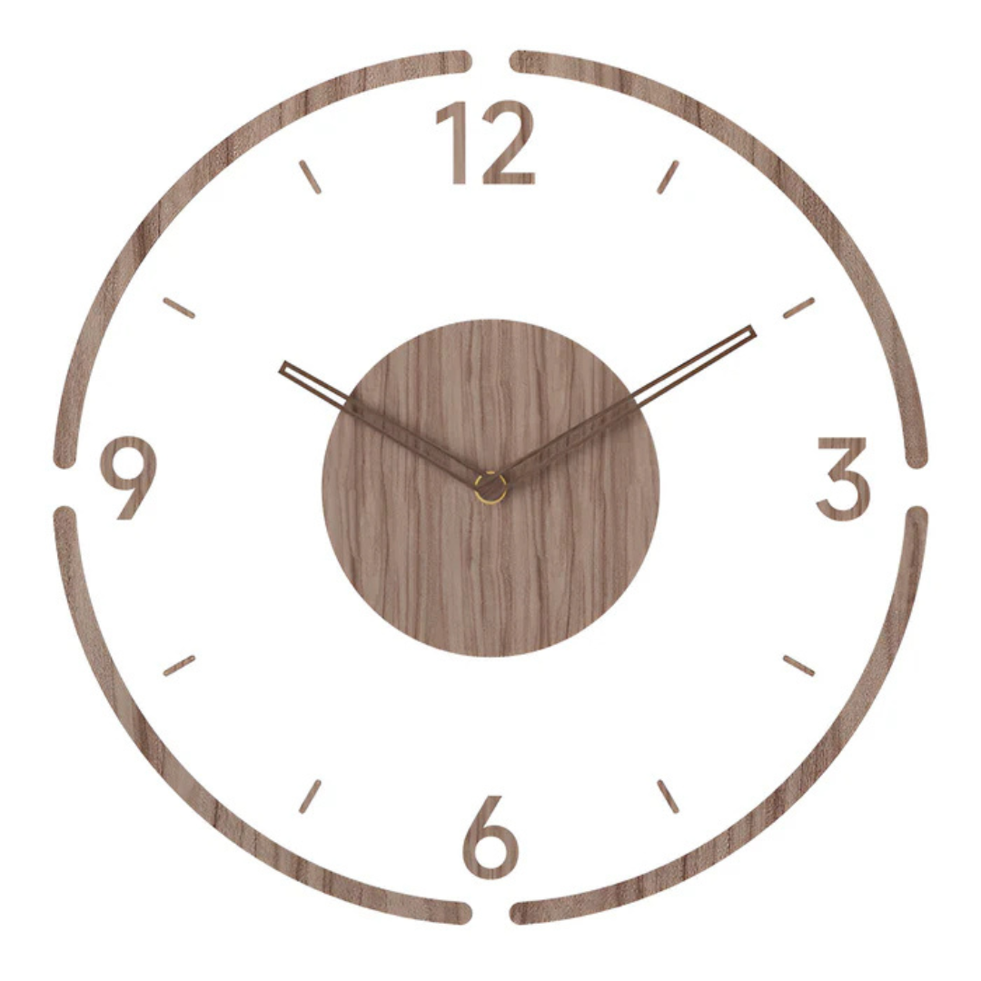 Vue rapprochée des chiffres sur l'horloge moderne