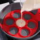 Poêle à crêpes avec surface lisse et antiadhésive