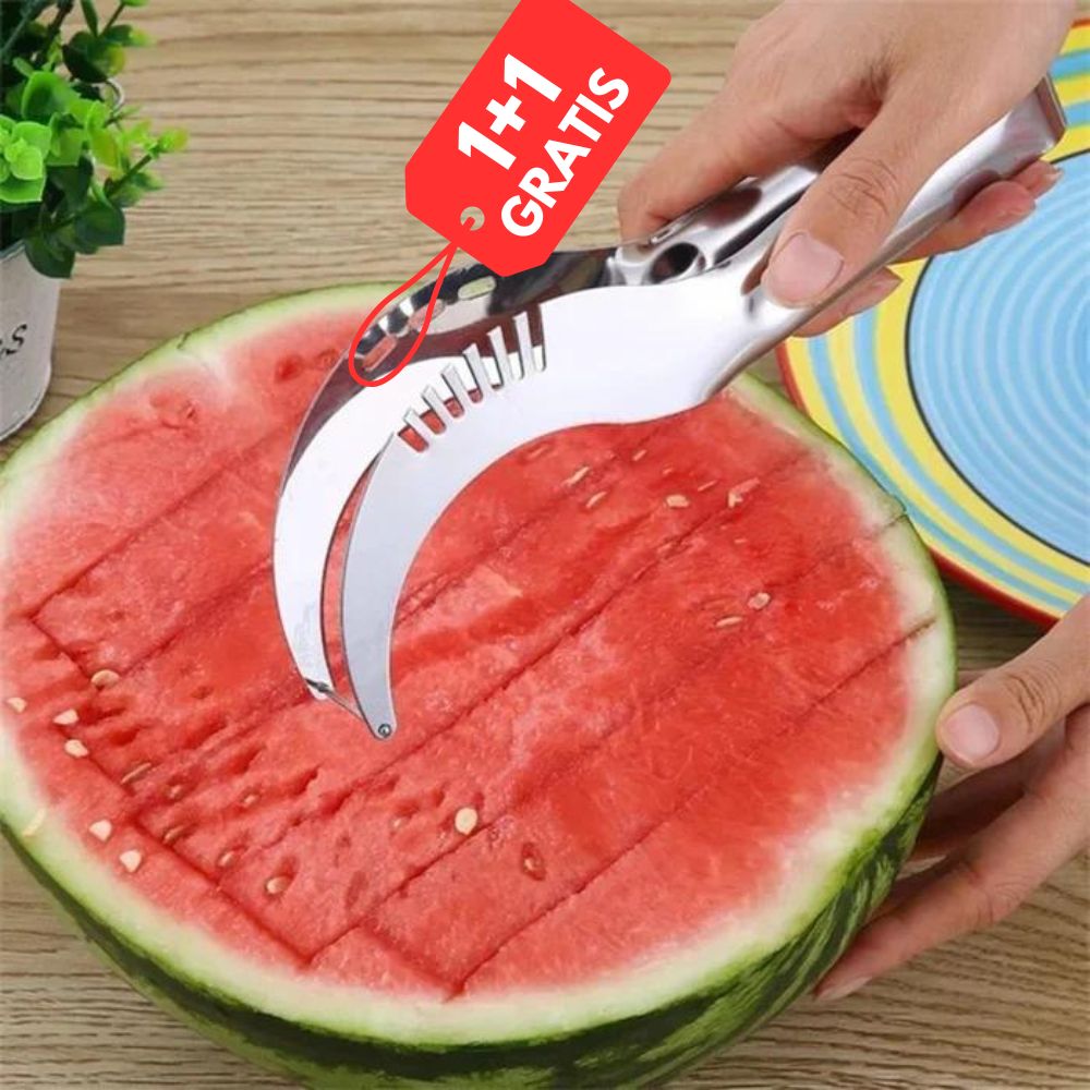 Coupe-fruits en acier avec bords arrondis pour sécurité