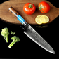 Couteau Santoku équilibré pour coupes précises