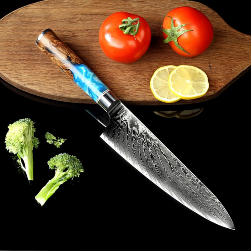 Couteau Santoku équilibré pour coupes précises