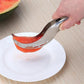 Coupe-fruits montrant sa compatibilité avec divers fruits