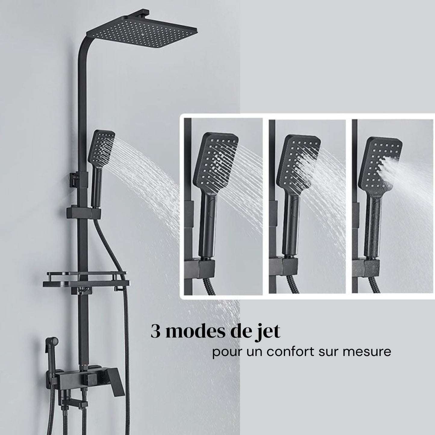 Structure en ABS renforcé et acier inoxydable