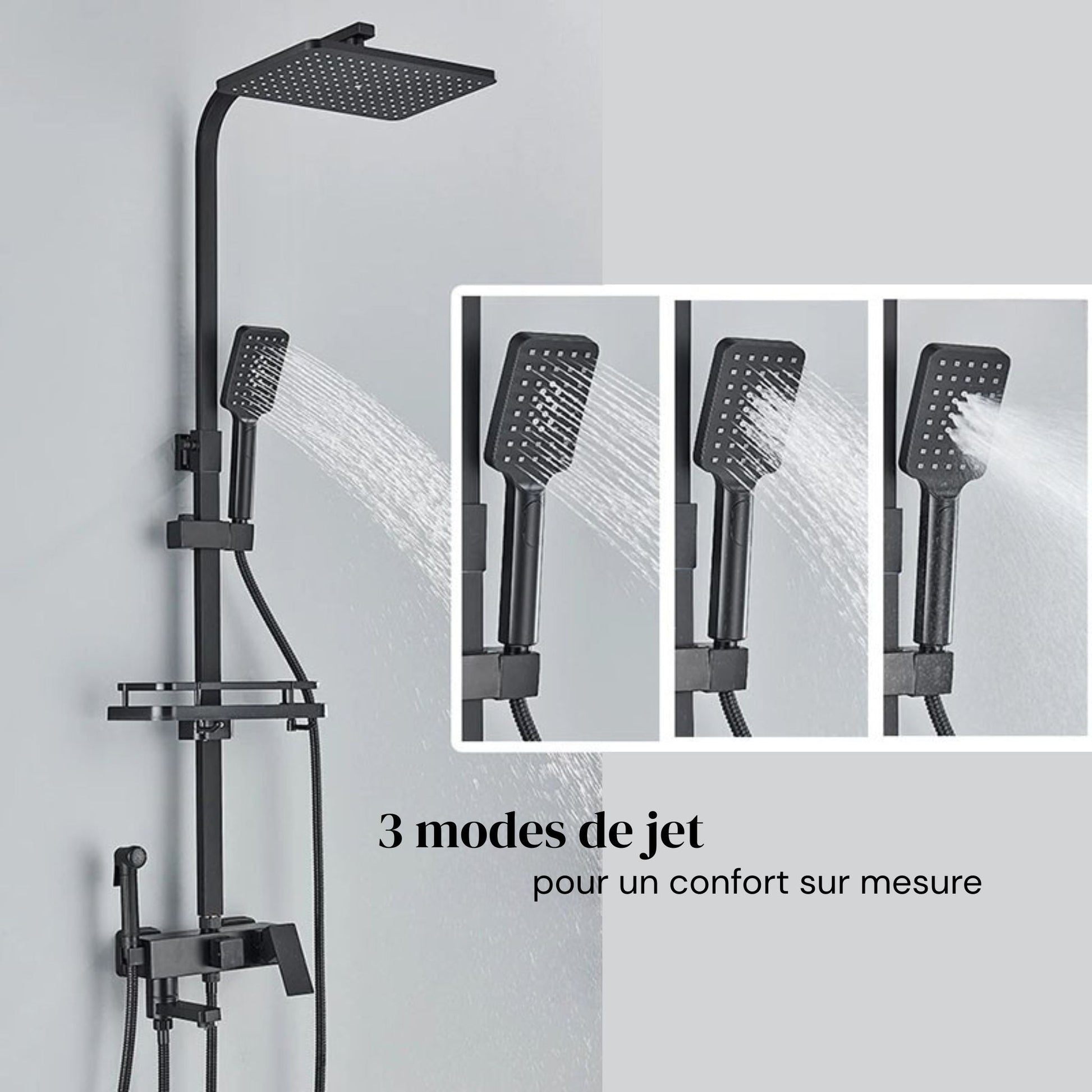 Structure en ABS renforcé et acier inoxydable