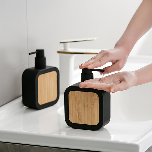 Distributeur de savon noir, idéal pour salle de bain moderne