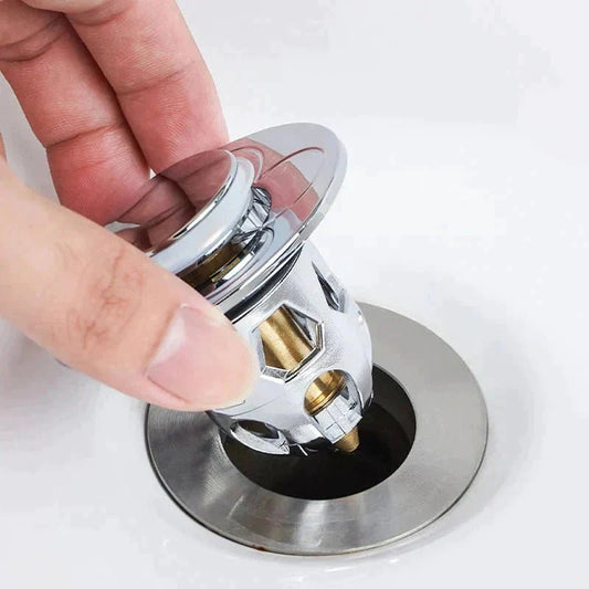 Filtre de drain en acier inoxydable avec finition argentée