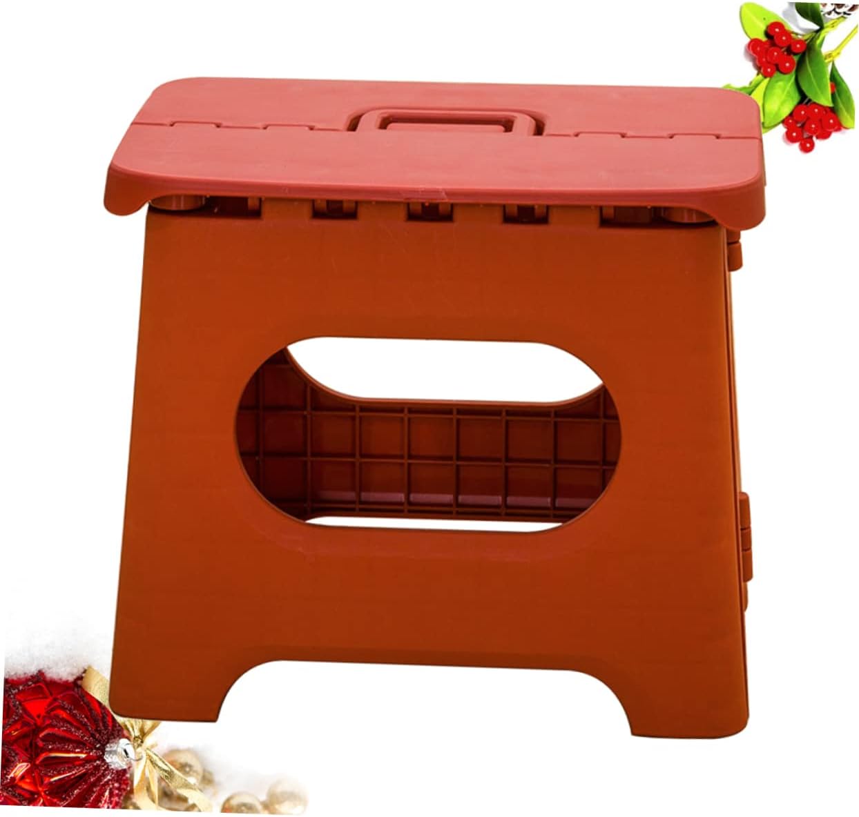 Tabouret pliant en plastique renforcé pour usage quotidien