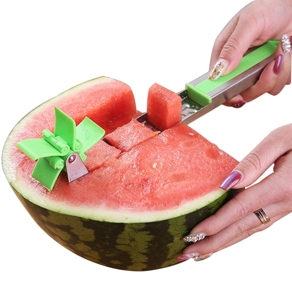 Coupe-melon en inox avec lames tranchantes