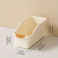 Panier de rangement en plastique avec design courbé