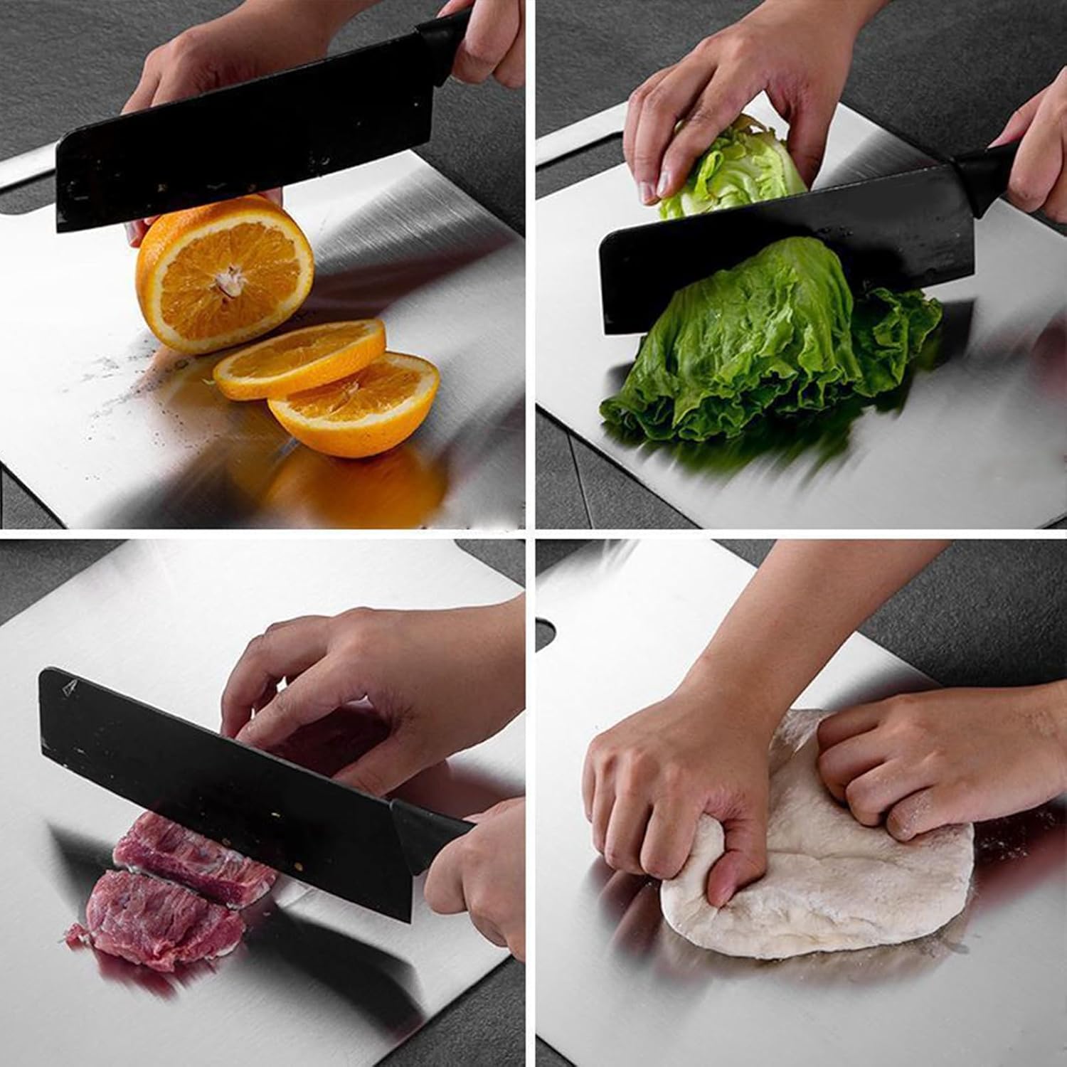 Planche double face avec couteau à côté