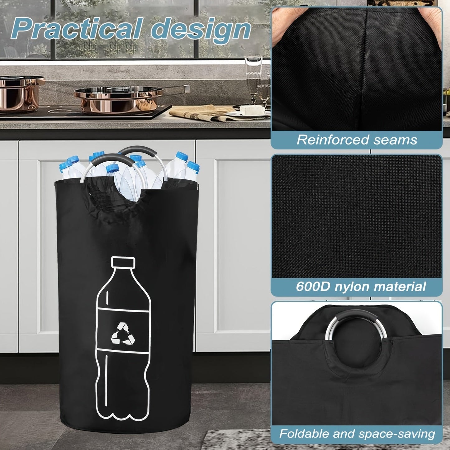Sac de rangement en polyester avec poignées robustes