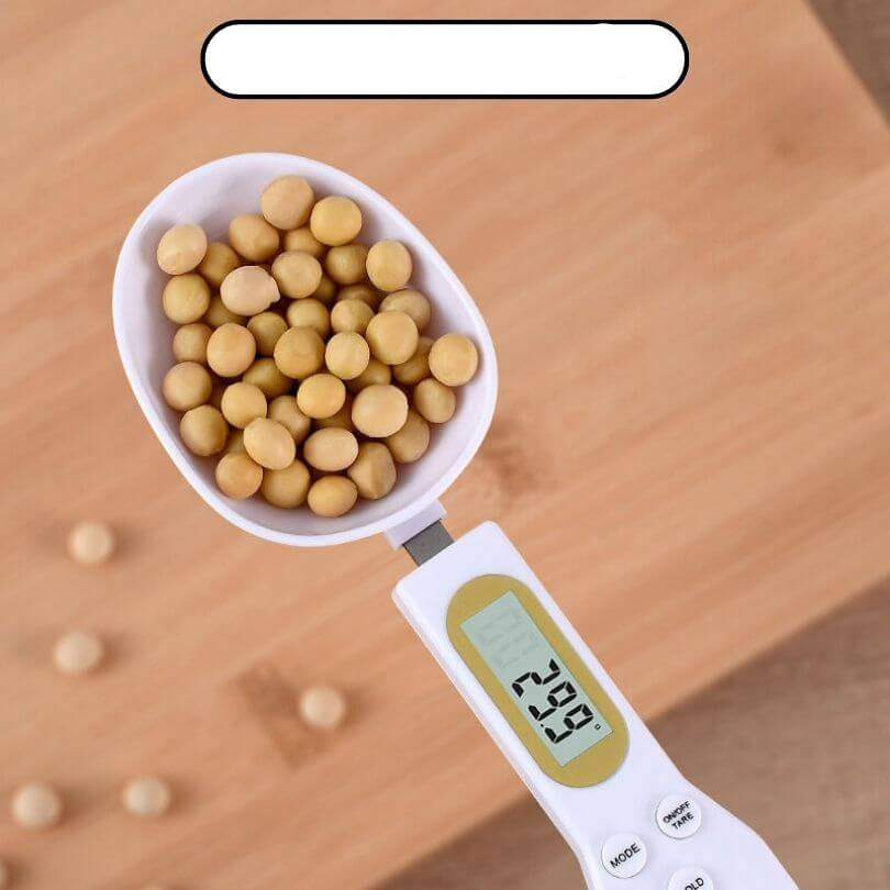 Balance numérique à cuillère avec écran LCD allumé