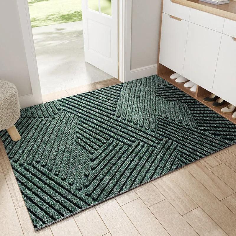 Détail de la base antidérapante du tapis