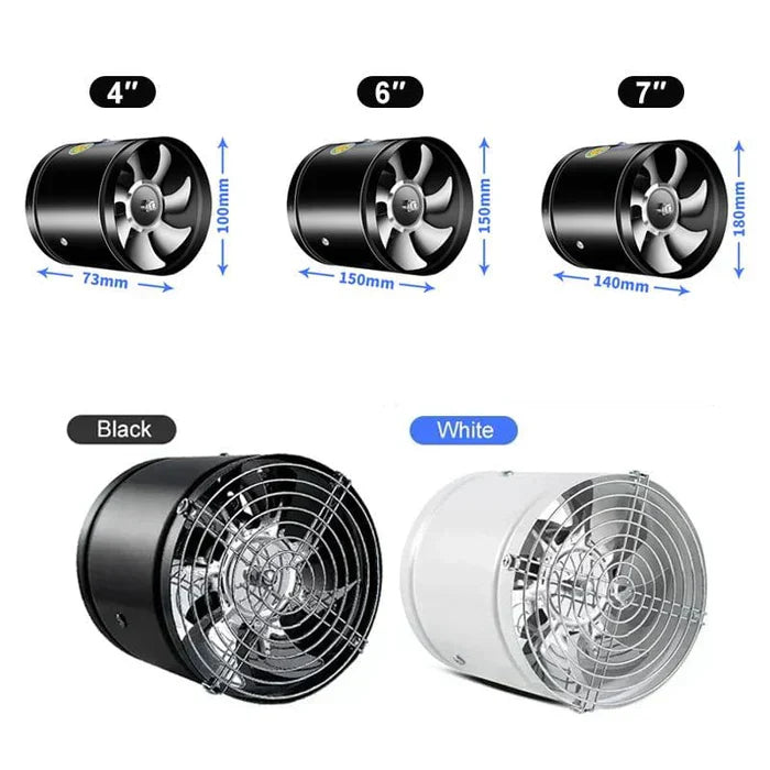 Ventilateur avec boîtier en céramique résistant