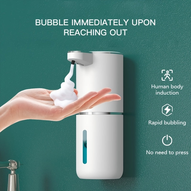 Distributeur de savon automatique fixé au mur, design compact