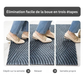 Tapis de porte en PVC avec texture antidérapante