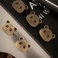 Bouton de meuble en forme de tête de panda en laiton